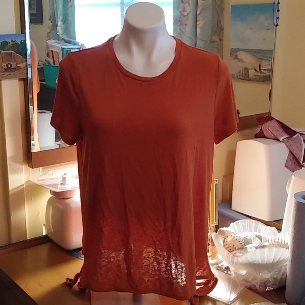 Final! Universal Thread Side Tie T-shirt - Orange